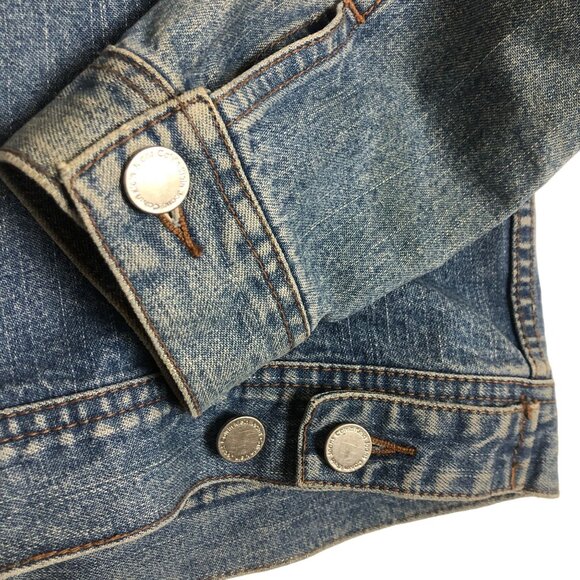 Calvin Klein Jeans Men's Vtg Trucker Denim Jacket Medium Cotton Medium Wash - Picture 7 of 10